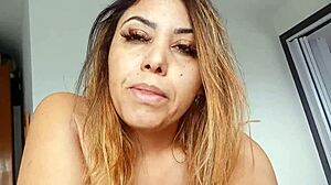 latina amateur sarah rosa gets horny and shows cute ass and pussy in homemade sex