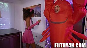 Cosplayin stepmom in threesome johnny love naomi foxxx