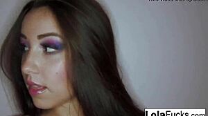 i feel emotional watching cutie lola foxx grope her small tits and masturbate nude