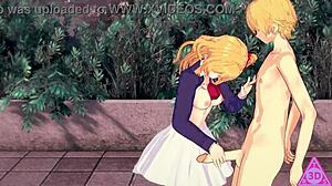 Hoshino Ruby Hentai: Big Cock Pussy Fucking And Cumshot!