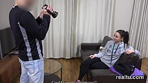 Flawless Czech Teen 18+ Teased in Supermarket and Drilled Hard POV