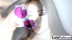 i feel emotional watching cutie lola foxx grope her small tits and masturbate nude