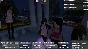 is celeka exposing herself in that naked coat outside?