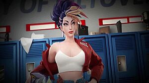 Akali hentai 3d porn