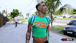 I came to Rio to give up my greedy ass for monster cock!