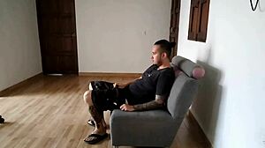 Found nephew masturbating in bathroom.