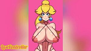 princess peach in super mario ultimate compilation with kissing scenes