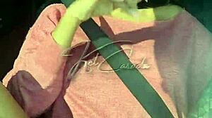 Perjalanan mobil ke SP, aku godain truk driver sedikit