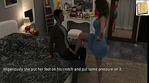 Wife And Stepmother Engage In Cowgirl Riding Game