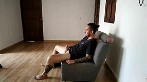 Found nephew masturbating in bathroom.