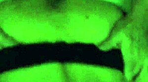 White and black dominating asian twink in group