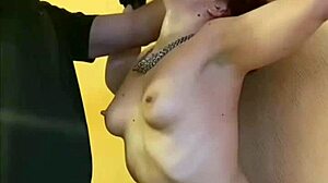 standing with fucking machine, deepthroat dildo, spitting, spanking with flogger, face slapping - full version