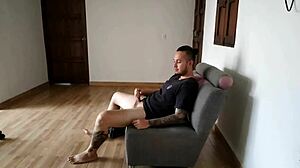 Found nephew masturbating in bathroom.