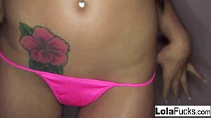 i feel emotional watching cutie lola foxx grope her small tits and masturbate nude
