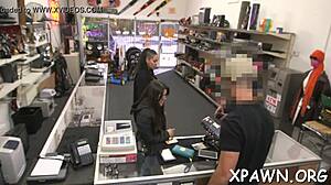 Amateur Babe Screwed Hard in Backroom Action