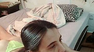 watching movie with boy, drinking cum