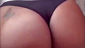 Big Booty Latina Isabella Strips Naked in Hot Video