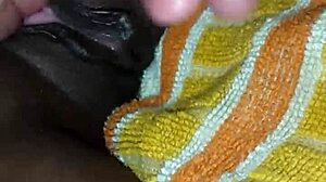 black pussy squirts when girlfriend and friend make her orgasm 💦