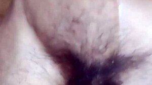 gay fag playing with his navel and cumming on belly