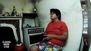 I light the kitchen stove with my hot cock, fucking my partner hard 😏