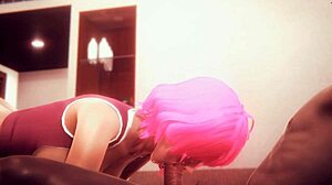 feeling monster cock in 3d interracial honeyselect