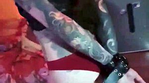 Blowjob By Bondaged Tattooed Girlfriend Sandraxo1