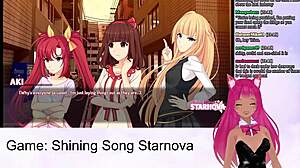 vtuber lewdneko plays game, revealing ass in hentai style part 1.