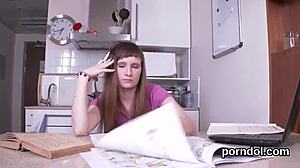 Cute Coed Gets Teased And Fucked By Old Instructor!