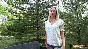 i am a young blonde slut who gets fucked in the ass outdoor by amateurs an it feels so good