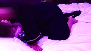 素人ハメ撮り 着物風のコスプレでセックス①セフレが手マンで絶頂