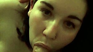 my big tits babe gags on my monster cock before i give her a huge cum facial