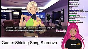 vtuber lewdneko plays game, revealing ass in hentai style part 1.