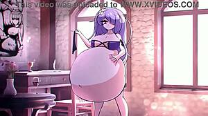 Jeg ser anime pige vore hentai med nogle fejl i scenen