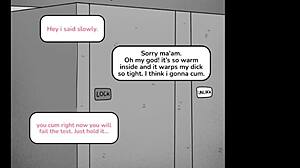 Hot Cheating Milf Janitor Teaches Shy Boy Sex in Public Washroom with Passion