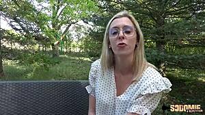 i am a young blonde slut who gets fucked in the ass outdoor by amateurs an it feels so good
