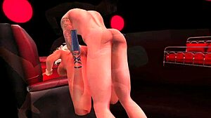 Den of Sin - Stifler in Cartoon with Blonde