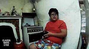 I light the kitchen stove with my hot cock, fucking my partner hard 😏