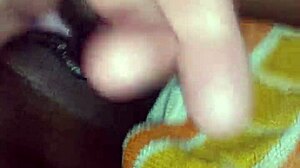 black pussy squirts when girlfriend and friend make her orgasm 💦