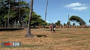 Wow, Barbie Banks takes rough anal outdoors! 😍