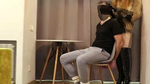 our first femdom sex with high heels leather gloves and fur coat trailer - otta koi ruda cat