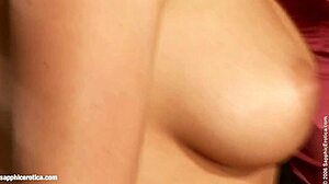 Sharing glass sensual lesbian scene by Sapphix.