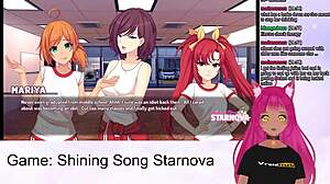 vtuber lewdneko plays game, revealing ass in hentai style part 1.