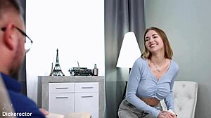 Blonde Beauty Discovers Intense Squirting Techniques.