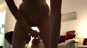 Milf inserts big dildos into her huge cunt!