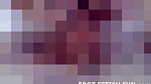 Boss Lady Dominates Office Worker with Feet Fetish in BDSM POV Scene