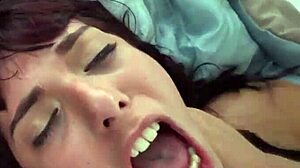 Teen girlfriend gets rough fucked by her friend with tattoos 😈