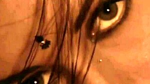 Erotic brunette dancer teases with nude moves