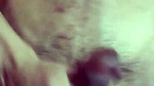 gay fag playing with his navel and cumming on belly