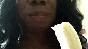 Dicksucking Banana Sexfeene Black Mama Milf Ebony