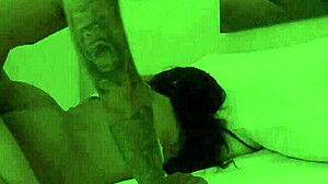 latina couple having homemade sexy sex